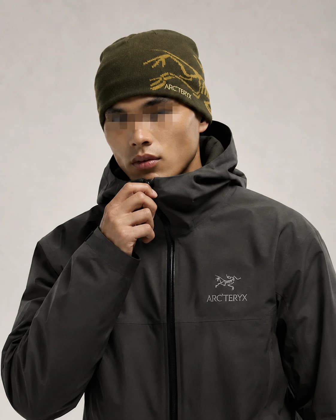 Beanie Olive Logo alternativa